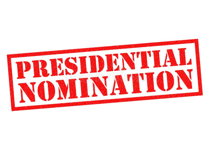 PRESIDENTIAL NOMINATION stock illustration. Illustration of nominee