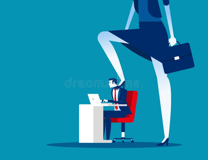 Pressione del capo sul lavoro in ufficio Concetto illustrazione vettoriale aziendale, stressata, oppressiva, isolata royalty illustrazione gratis Pressione del capo sul lavoro in ufficio Concetto illustrazione vettoriale aziendale, stressata, oppressiva, isolata royalty illustrazione gratis