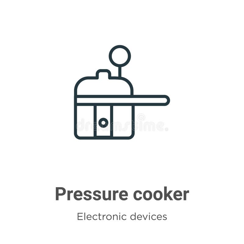 Pressure Cooker Icon in Filled, Thin Line, Outline and Stroke Style