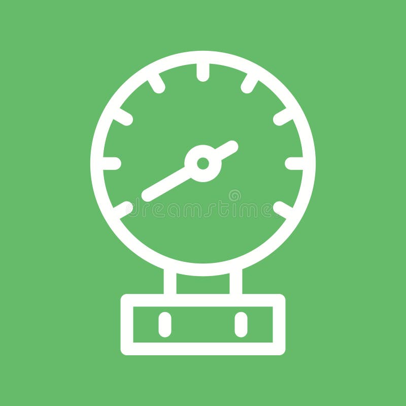 Pressure Gauge stock vector. Illustration of meter, stick 97723126