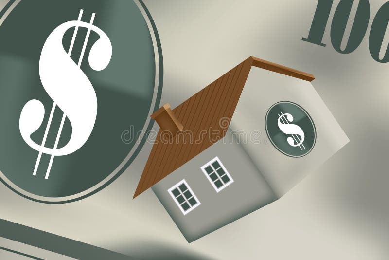 Prestiti immobiliari royalty illustrazione gratis Prestiti immobiliari royalty illustrazione gratis