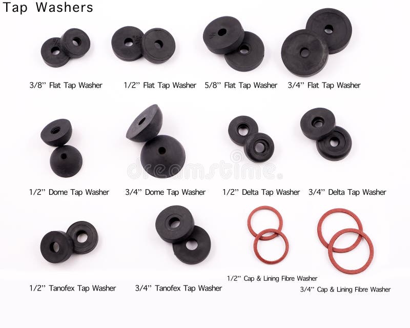 Rubber Washer Size Chart