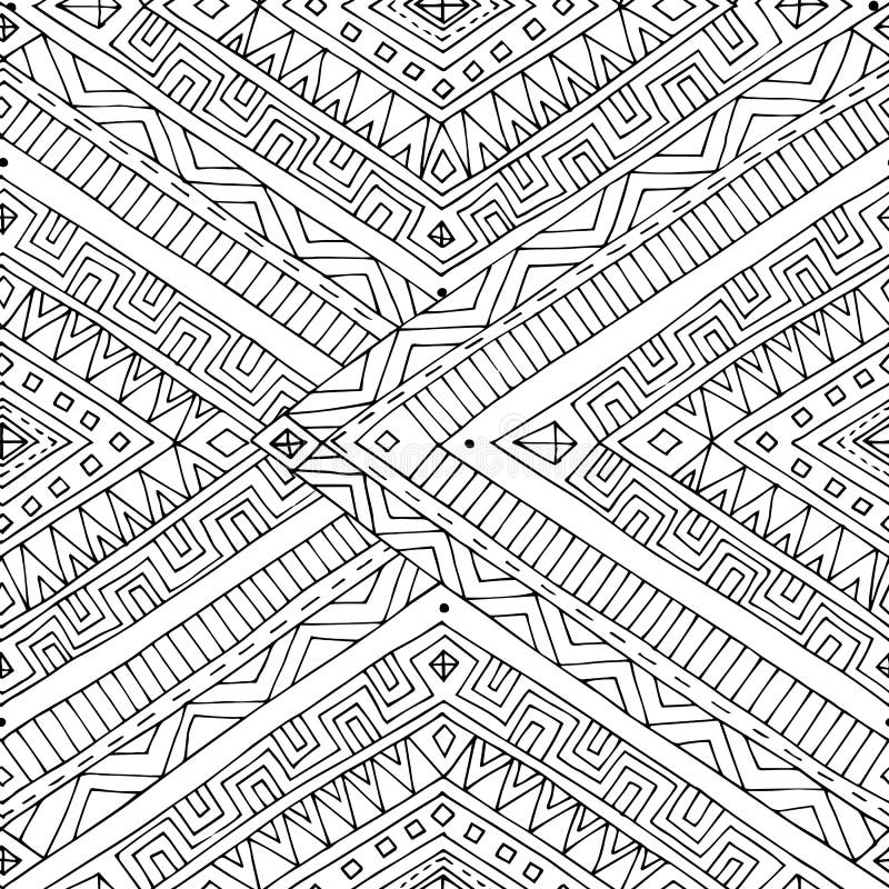 Seamless asian ethnic floral retro doodle black and white background pattern in vector. Henna paisley mehndi doodles design tribal black and white pattern. Used clipping mask for easy editing. Seamless asian ethnic floral retro doodle black and white background pattern in vector. Henna paisley mehndi doodles design tribal black and white pattern. Used clipping mask for easy editing.