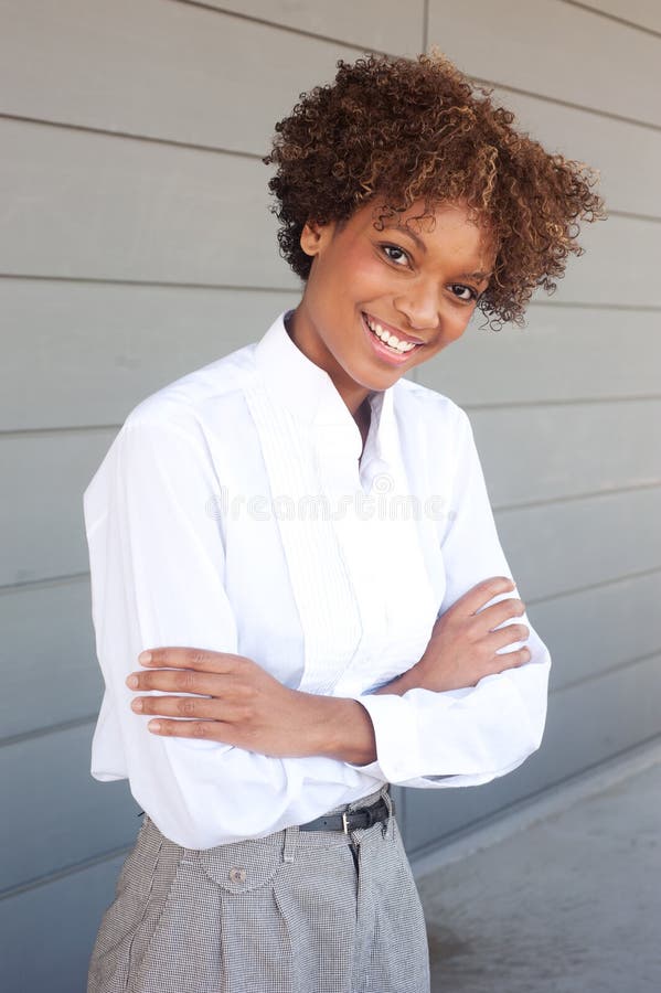 Pretty African American Executive Stock Photo Image of employee