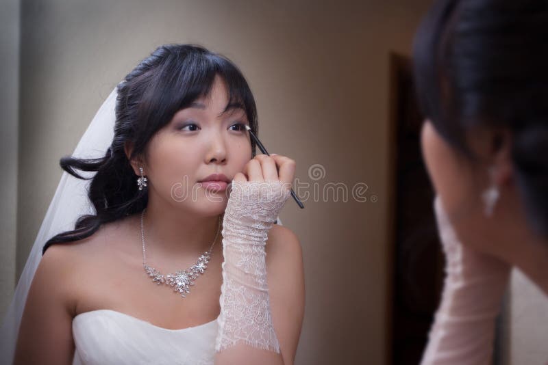 Pretty asian bride