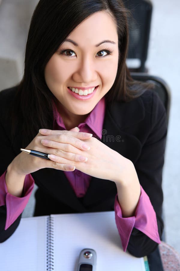 Pretty Asian Business Woman