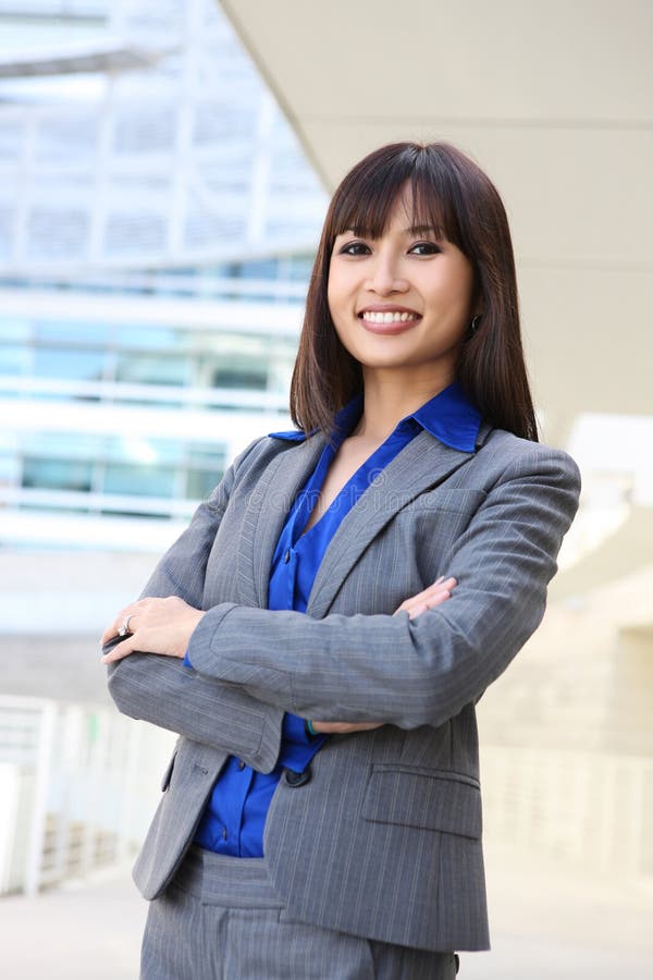 Pretty Asian Business Woman