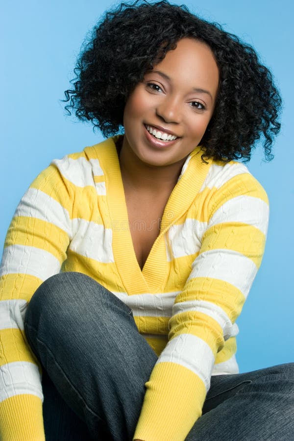 Pretty Black Girl stock image