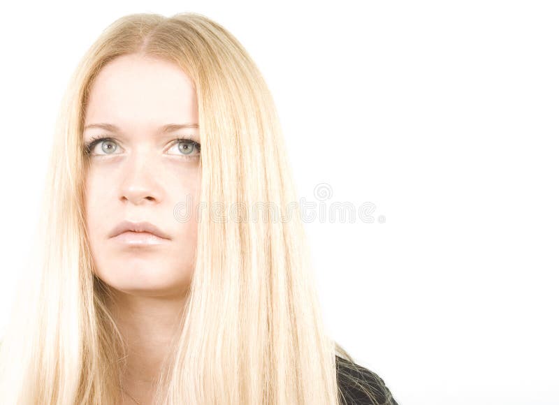 Pretty blond woman