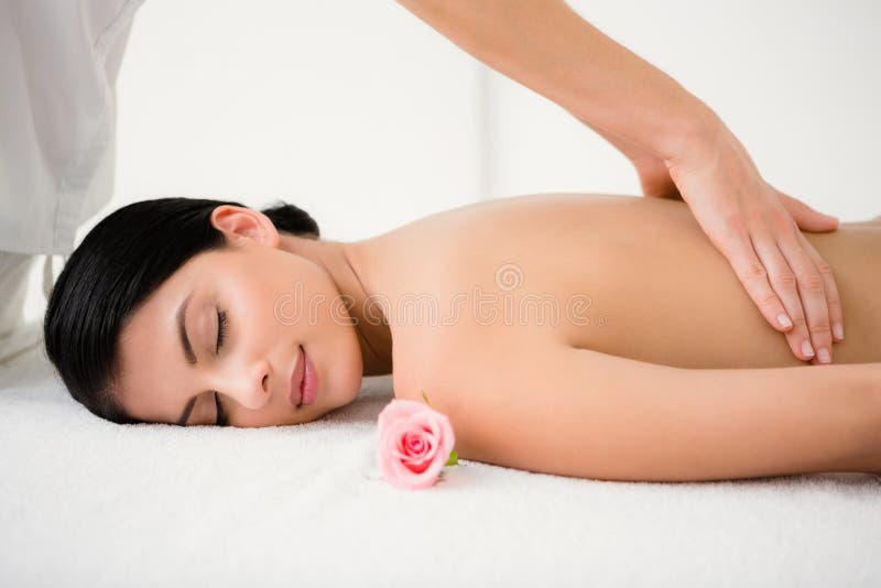 White massage. Blanket Gor massage.