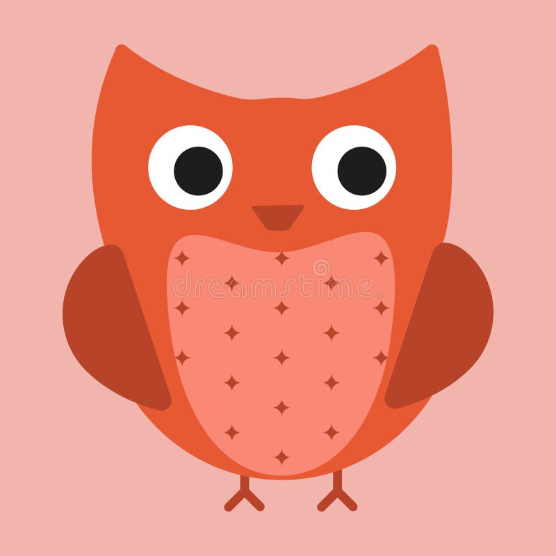 Owl face vector avatar Animal illustration Birds flat icon 7910769  Vector Art at Vecteezy