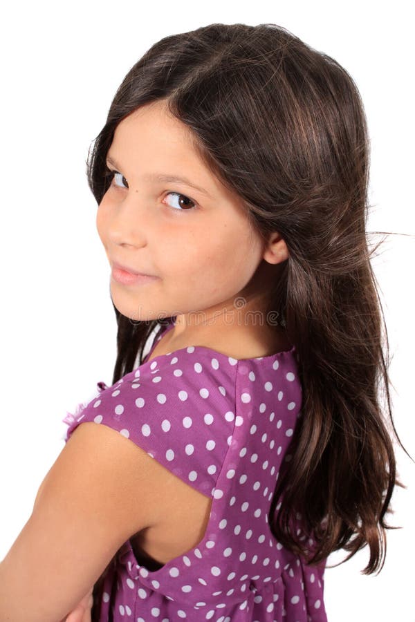 Pretty Eight Year Old Girl Stock Photo Image 16344680