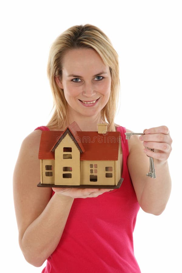 Pretty Estate Sales Lady stock photo. Image of agent 20744202