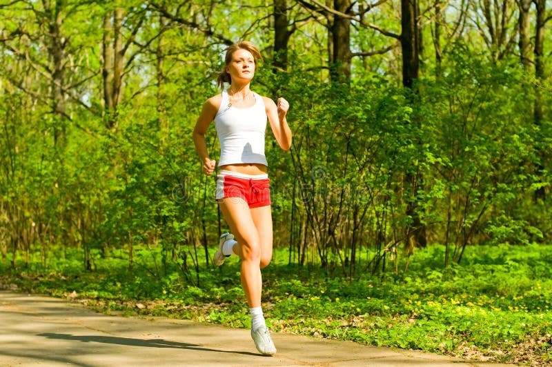 Pretty Girl Jogging Picture. Image 14415462