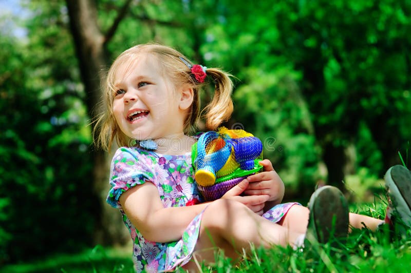 Pretty girl in the park