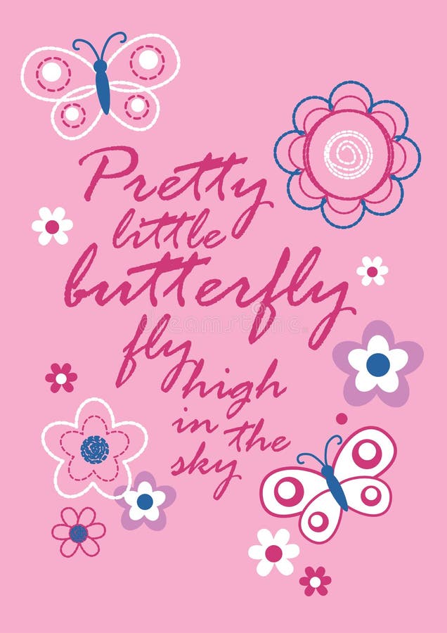 Pretty little butterfly stock vector. Illustration of embroidery - 36579287