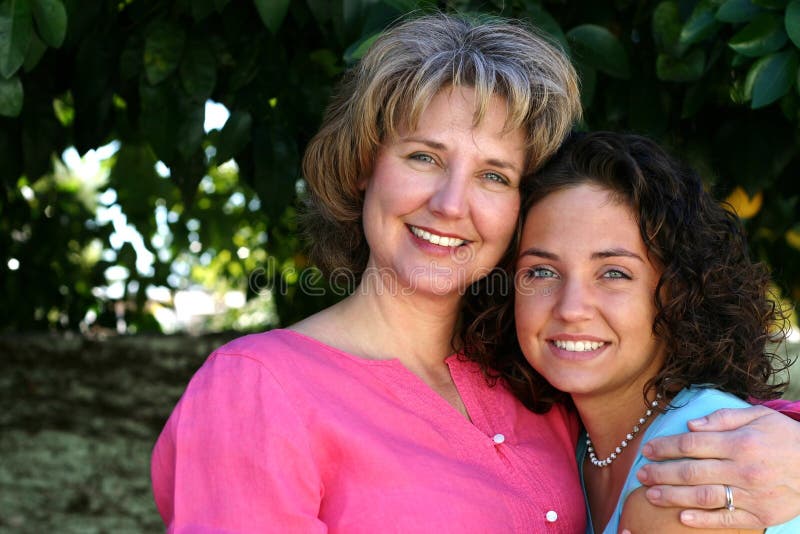 Pretty Mother and daughter