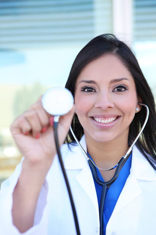 Pretty Nurse with Stethoscope Stock Photo Image of doctor, beautiful