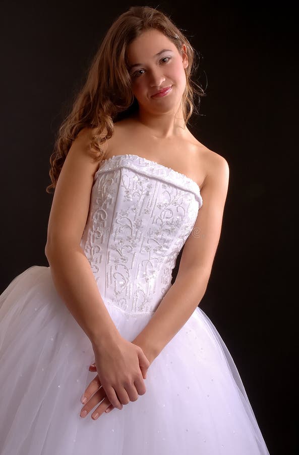 Pretty Prom Gown stock image. Image of attire, alluring - 3598727