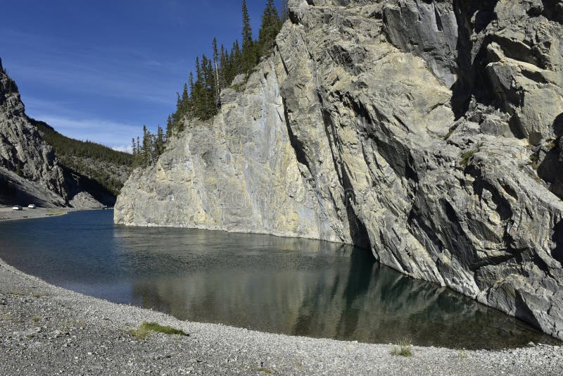 Whitemans Pond in Kananaskis, Alberta, West Canada Stock Image Image of recreation, rocks