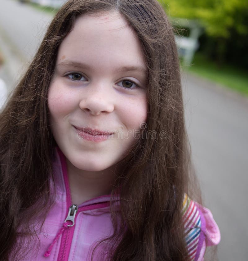 School girl hair in Brown