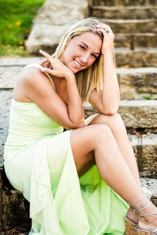 Pretty Teen Girl With Blonde Hair Stock Photo Image 528