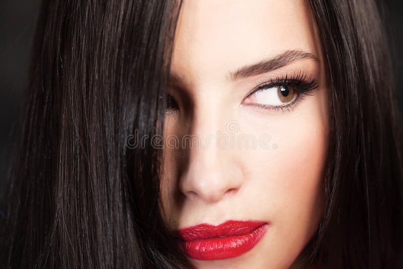 Pretty womans face royalty free stock images Pretty womans face royalty free stock images