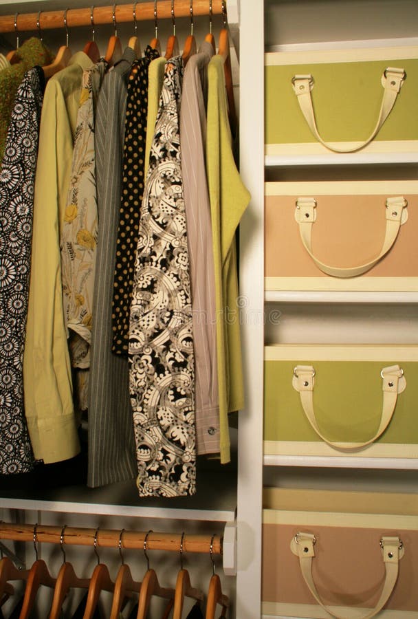 Pretty womens closet royalty free stock photography Pretty womens closet royalty free stock photography