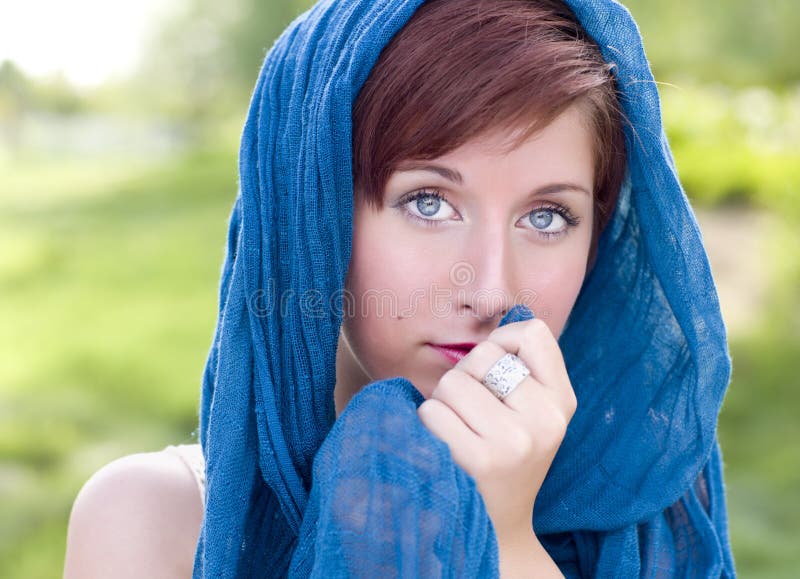 Pretty Young Adult Female Outdoor Portrait