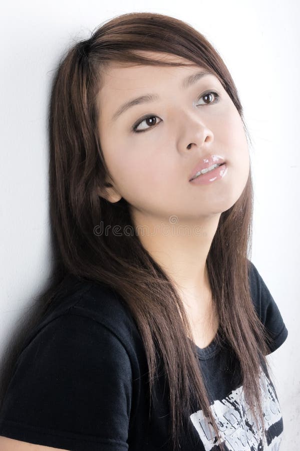 Pretty young Asian model