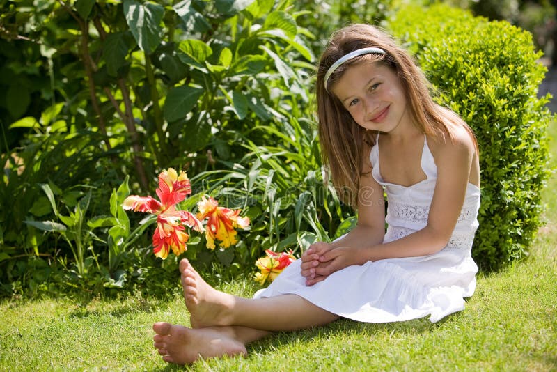 Pretty young girl royalty free stock photography