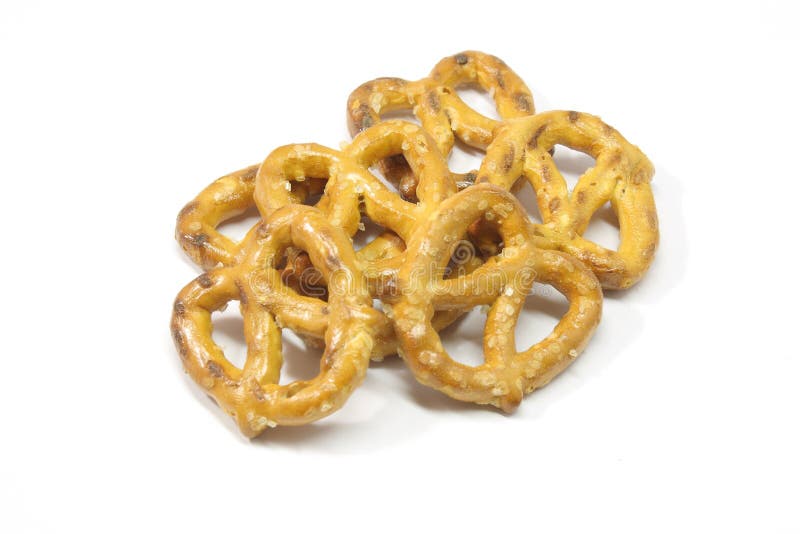 Pretzels stock photo. Image of junk, star, shaped, munch 7392292