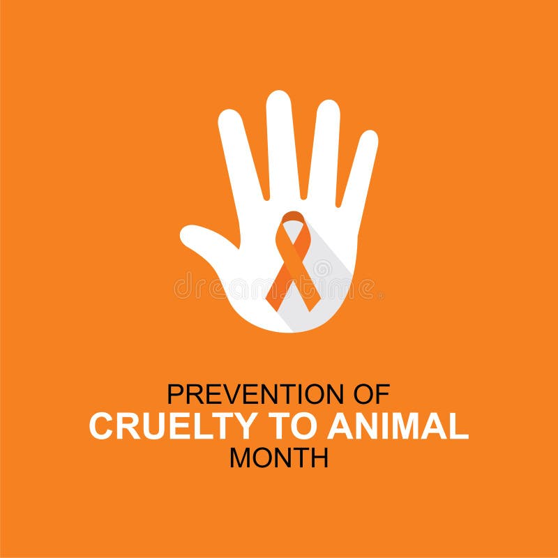 Prevention of Cruelty To Animal Month Stock Vector - Illustration of  poster, attention: 213447288