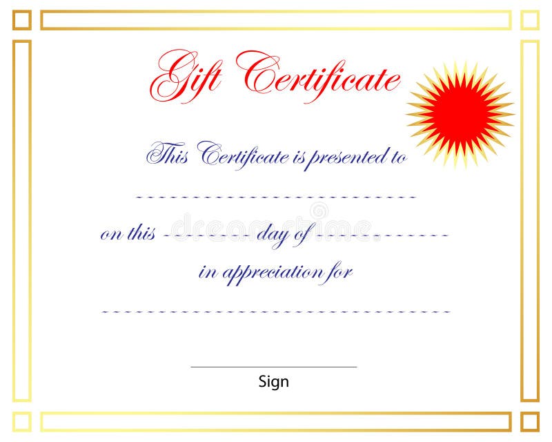 Illustration of certificate border frame suitable for gift. Illustration of certificate border frame suitable for gift