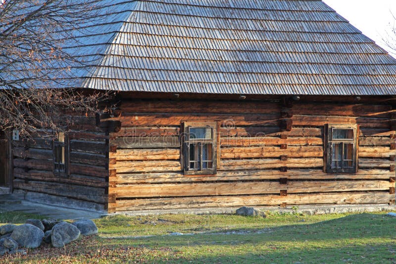 Pribylina - musée d'air ouvert à la région Liptov, Slovaquie photographie stock Pribylina - musée d'air ouvert à la région Liptov, Slovaquie photographie stock