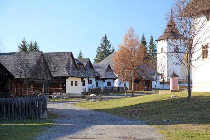 Pribylina - open air museum at region Liptov, Slovakia