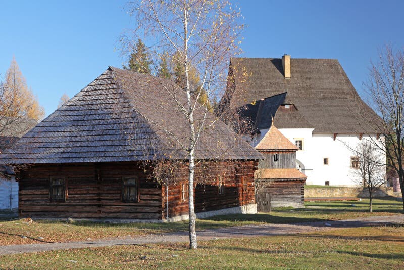 Pribylina - open air museum at region Liptov, Slovakia