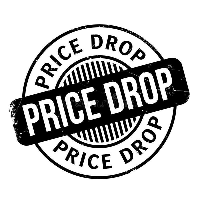 Price Drop rubber stamp stock illustration. Illustration of insignia