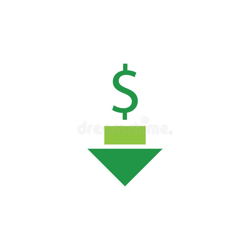 Price Reduce Vector Icon Design Template Stock Vector - Illustration of ...