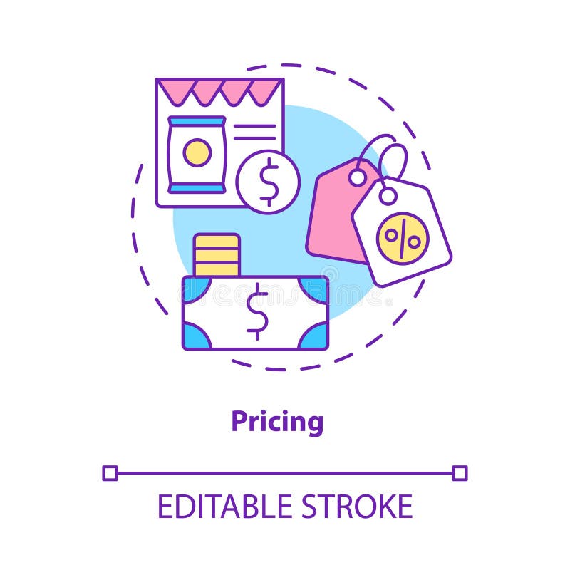 Pricing Concept Icon Stock Vector Illustration Of Value 235577348