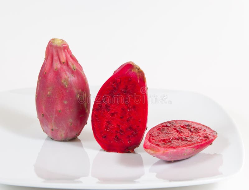 Prickly pear fruit stock photos