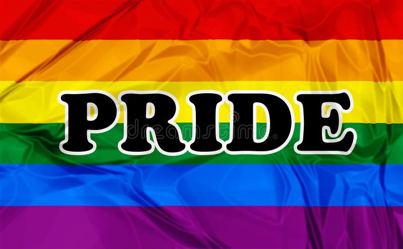 Pride Flag alegre ilustração do vetor Pride Flag alegre ilustração do vetor