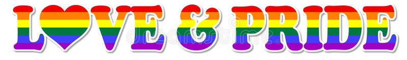 Pride Logo Love e Pride Gay Flag Art immagine stock Pride Logo Love e Pride Gay Flag Art immagine stock