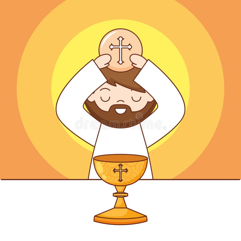 Corpus Christi Illustration Stock Vector - Illustration of host, communion:  218185495