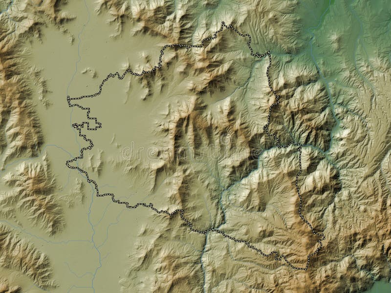 Prilep, Macedonia. Physical. No Legend Stock Illustration