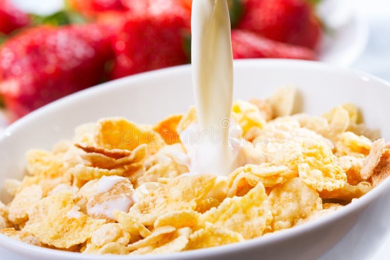 Prima colazione con i fiocchi di avena fotografia stock libera da diritti Prima colazione con i fiocchi di avena fotografia stock libera da diritti
