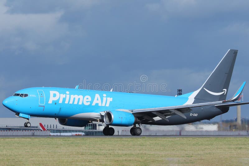 Prime Air Amazon on the Airport, Boeing 737 Editorial Image Image of arrival, arrives 244515475