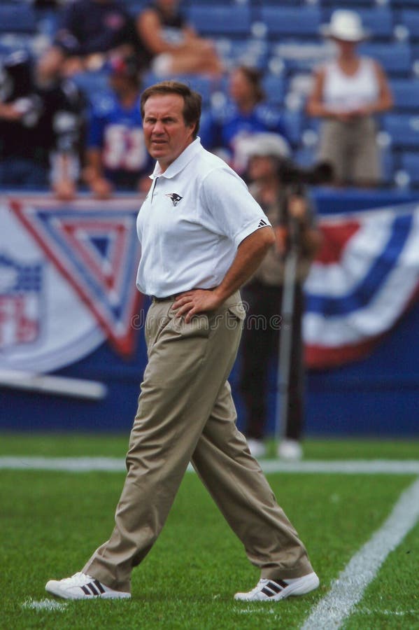 New England Patriots head coach Bill Belichick. (Image taken from slide). New England Patriots head coach Bill Belichick. (Image taken from slide)