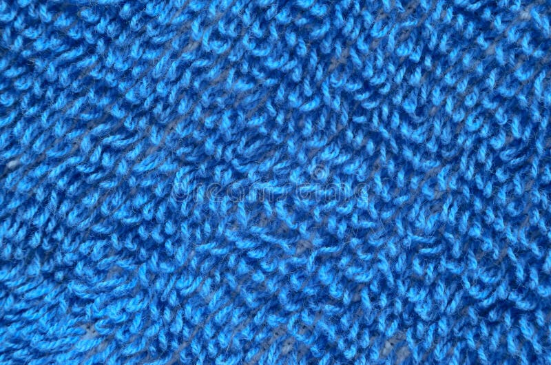 Primer azul de la textura de la toalla foto de archivo Primer azul de la textura de la toalla foto de archivo