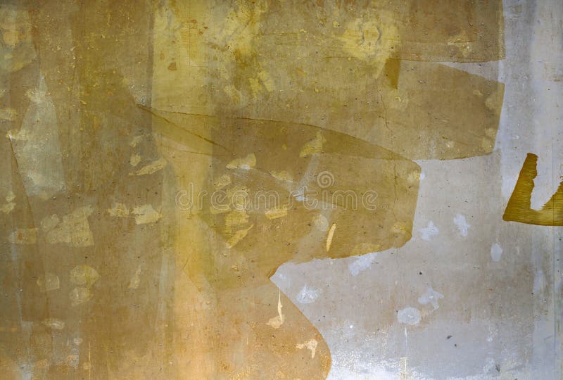 Primer on a concrete wall stock image. Image of industry 255598711